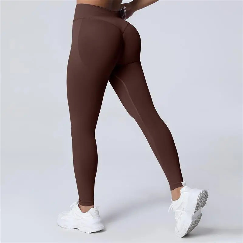 Impact Leggings Women Seamless Sports Yoga Pants High Waist Leggings Gym clothes Fitness Workout wear Scrunch Bum Tights